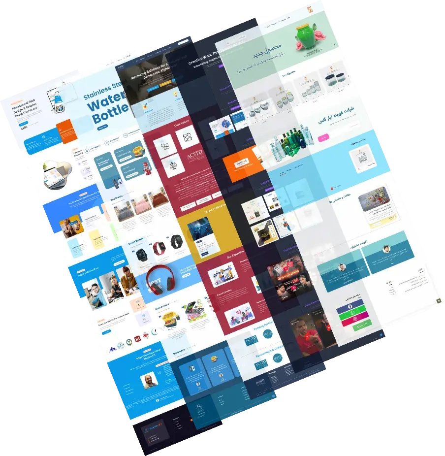 web design page hero image